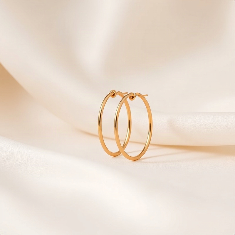 Sculptural Huggie Hoops
