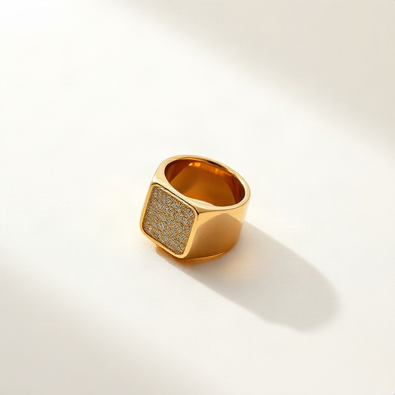 Textured Signet Ring
