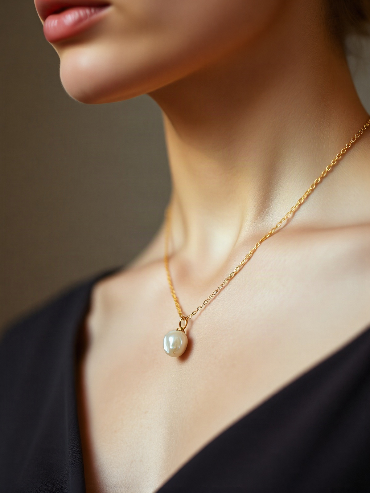 Layered Pearl Necklace