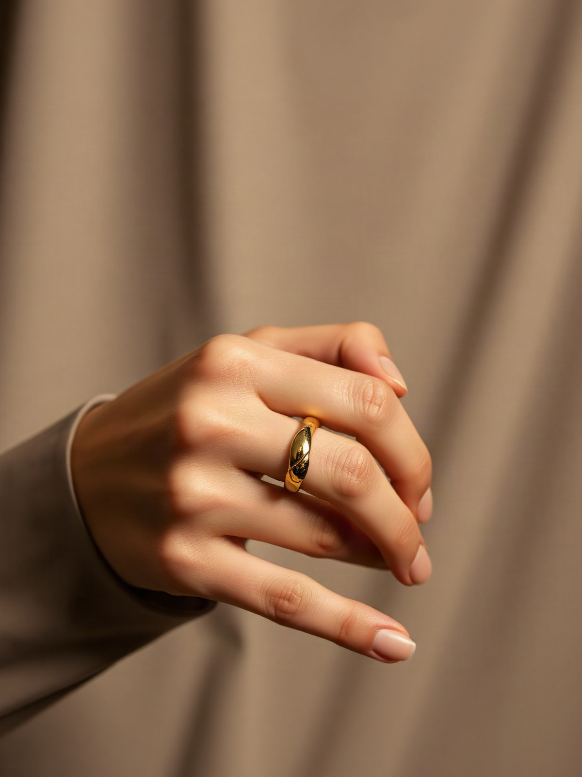 Baroque Pearl Ring