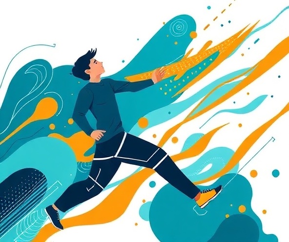 Abstract illustration of energy and confidence