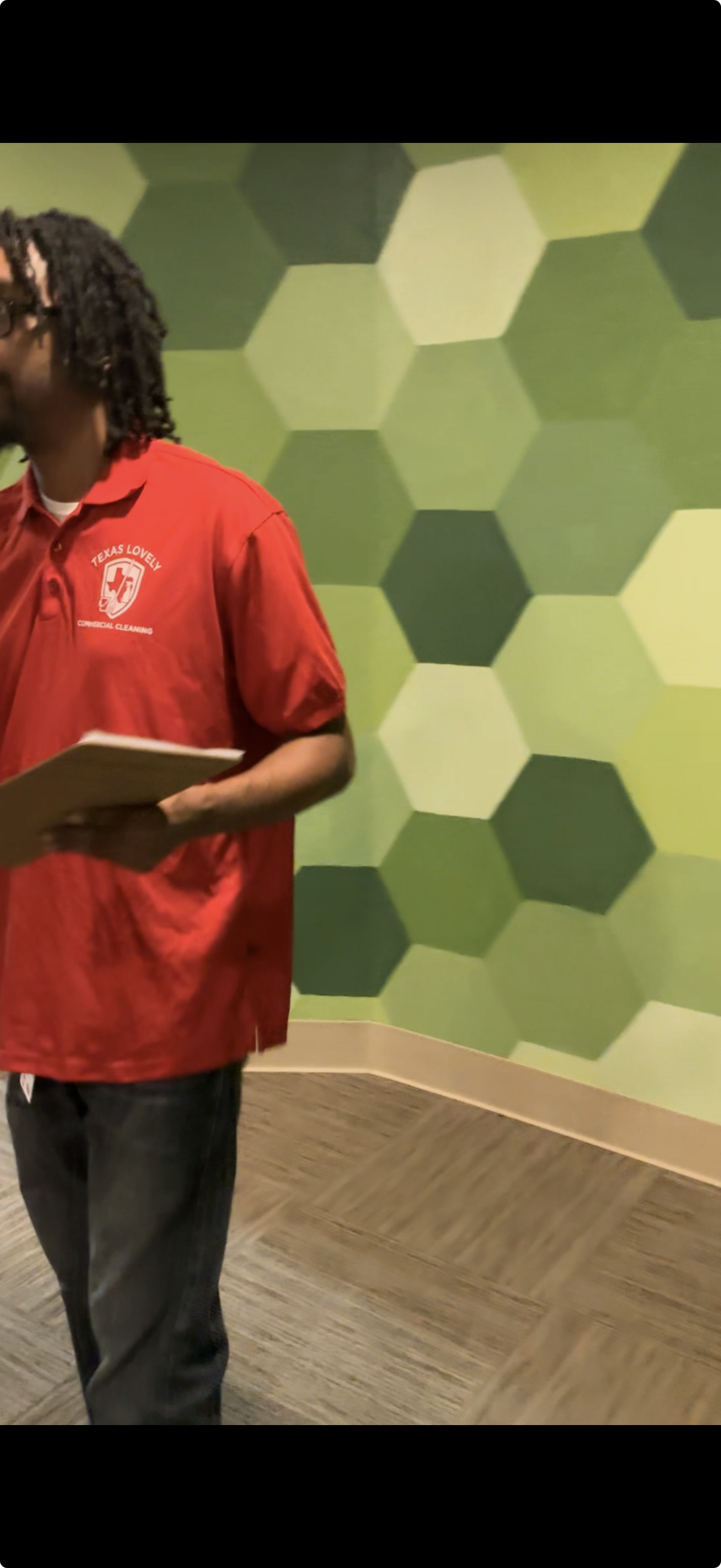 Business owner providing professional cleaning services