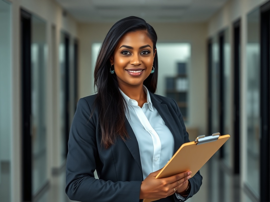 Business owner providing professional law office cleaning services