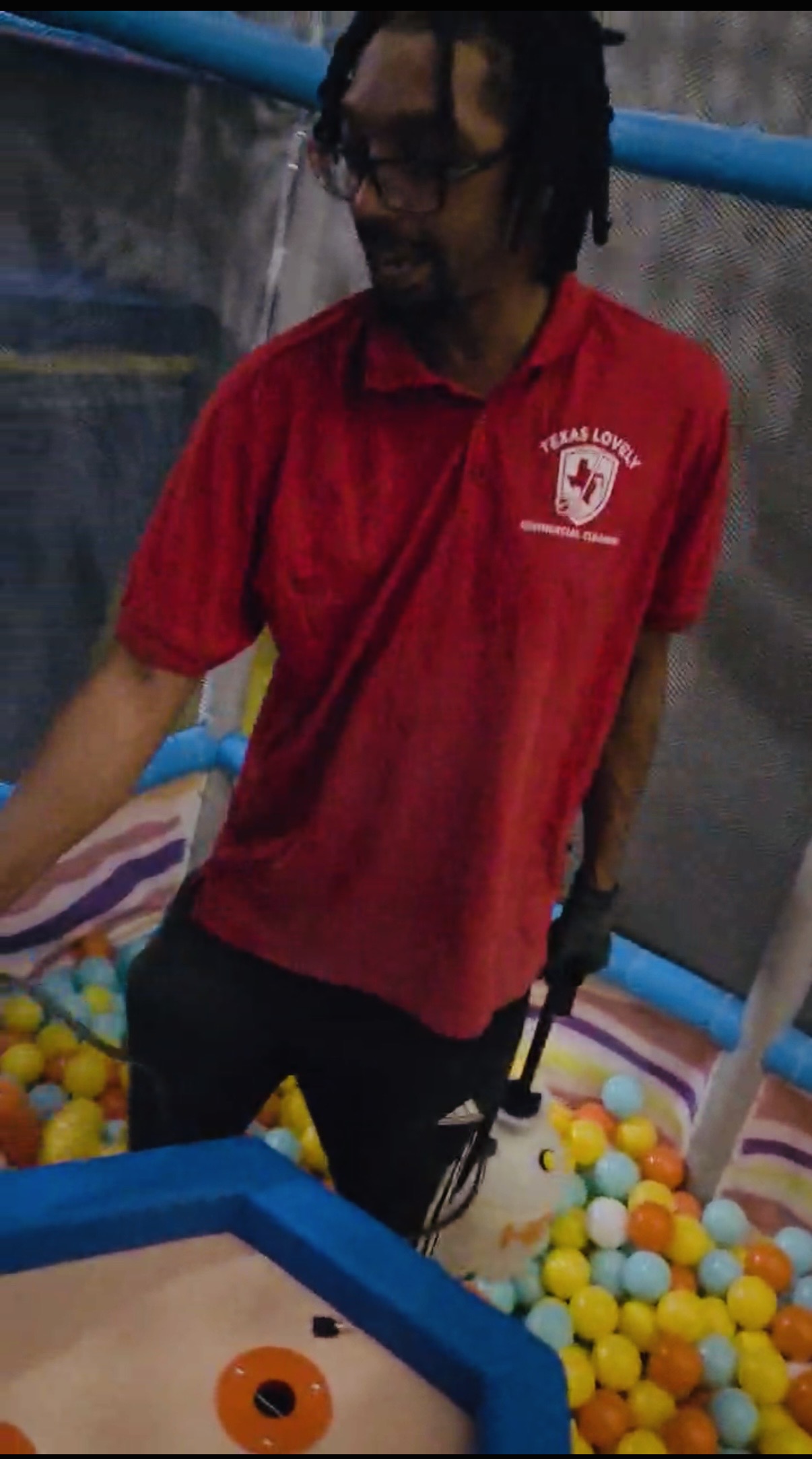 Professional play center ball pit and soft play area cleaning