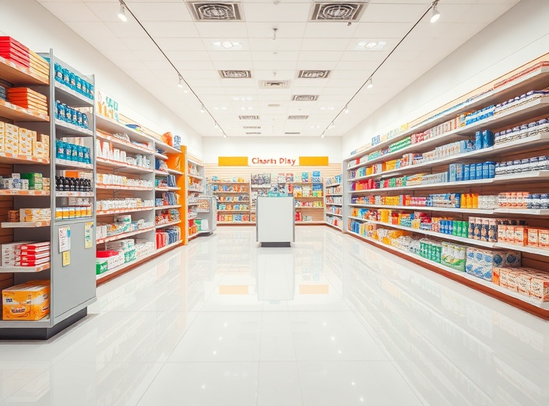 Clean and organized retail store