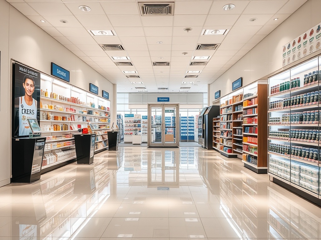 Retail storefront sparkling clean and customer-ready