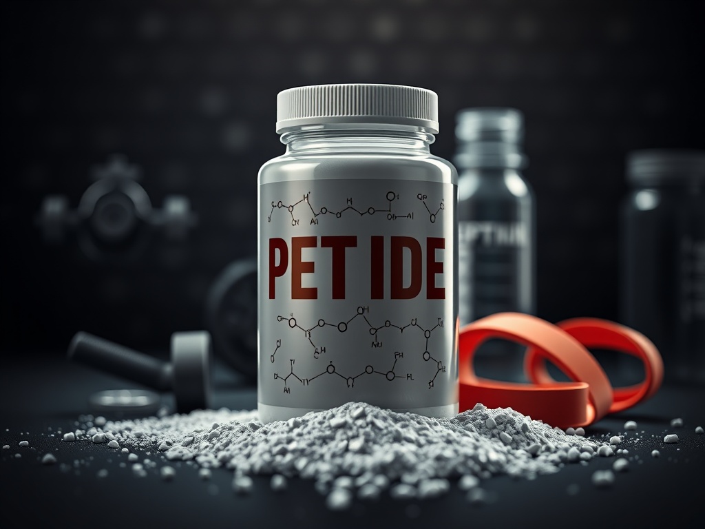 Peptide supplement with molecular visualization