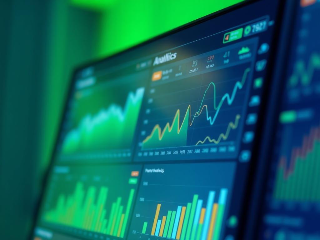 A close up shot of a modern digital dashboard displaying