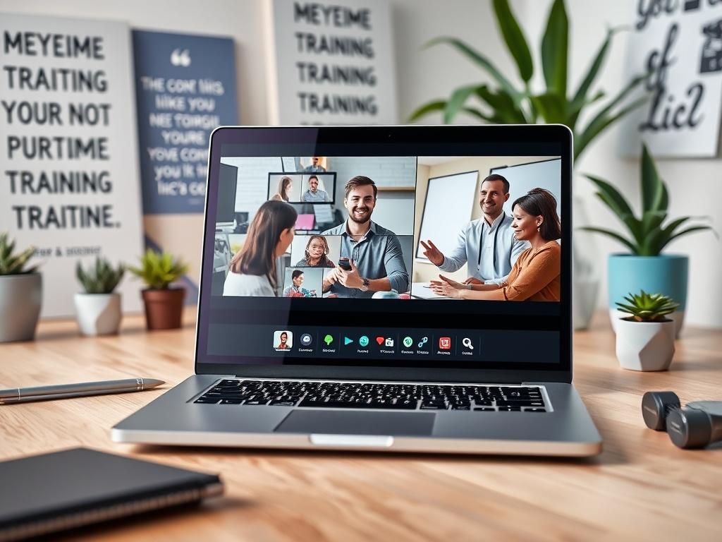 A hyper realistic close up shot of a laptop displaying