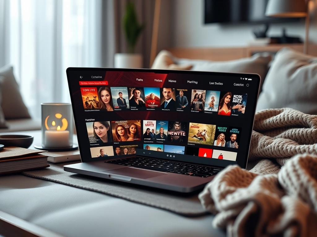 A close up shot of a laptop displaying a stunning