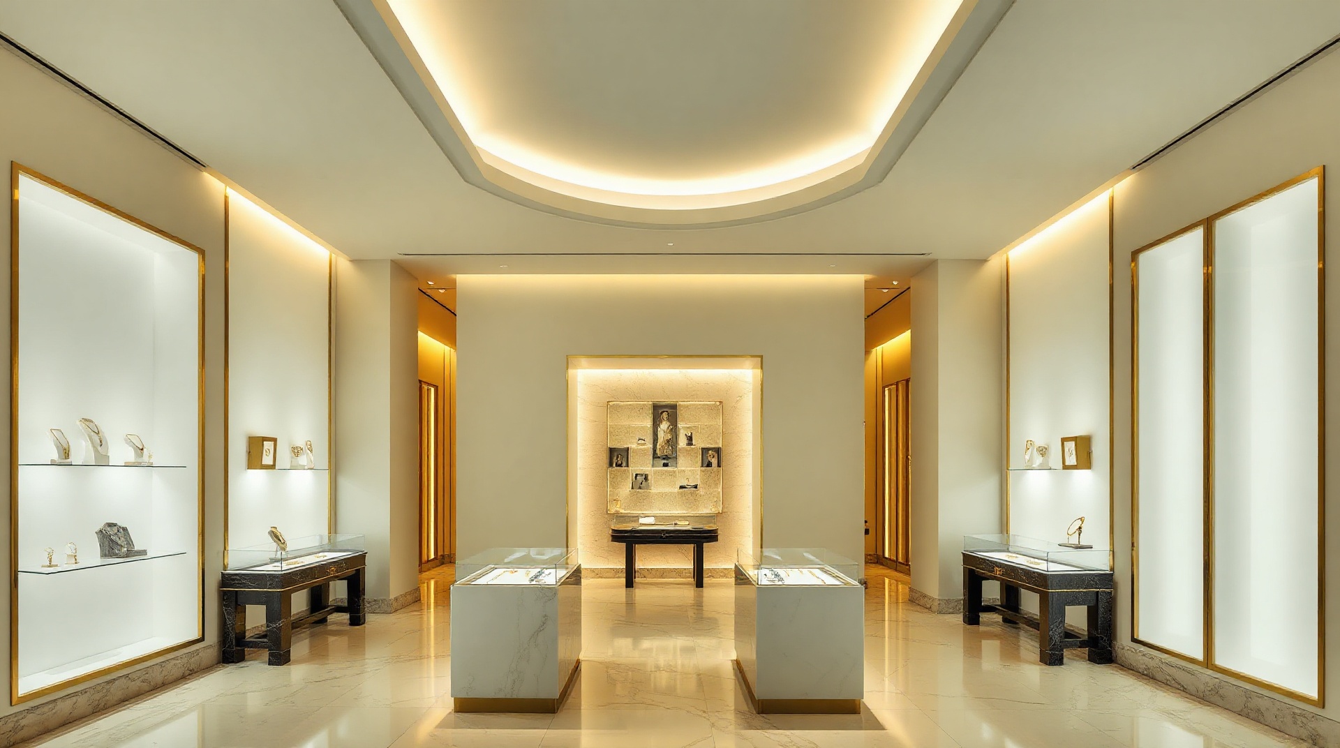 Luxury jewelry boutique