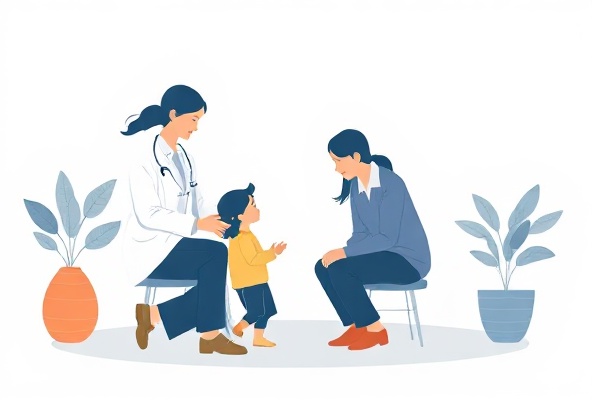 Professional facilitator with family
