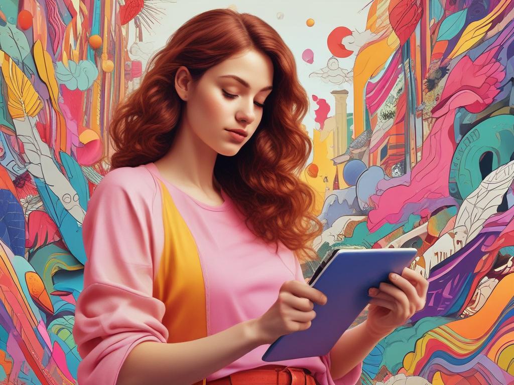 A high resolution image showcasing a user exploring diverse Fansly
