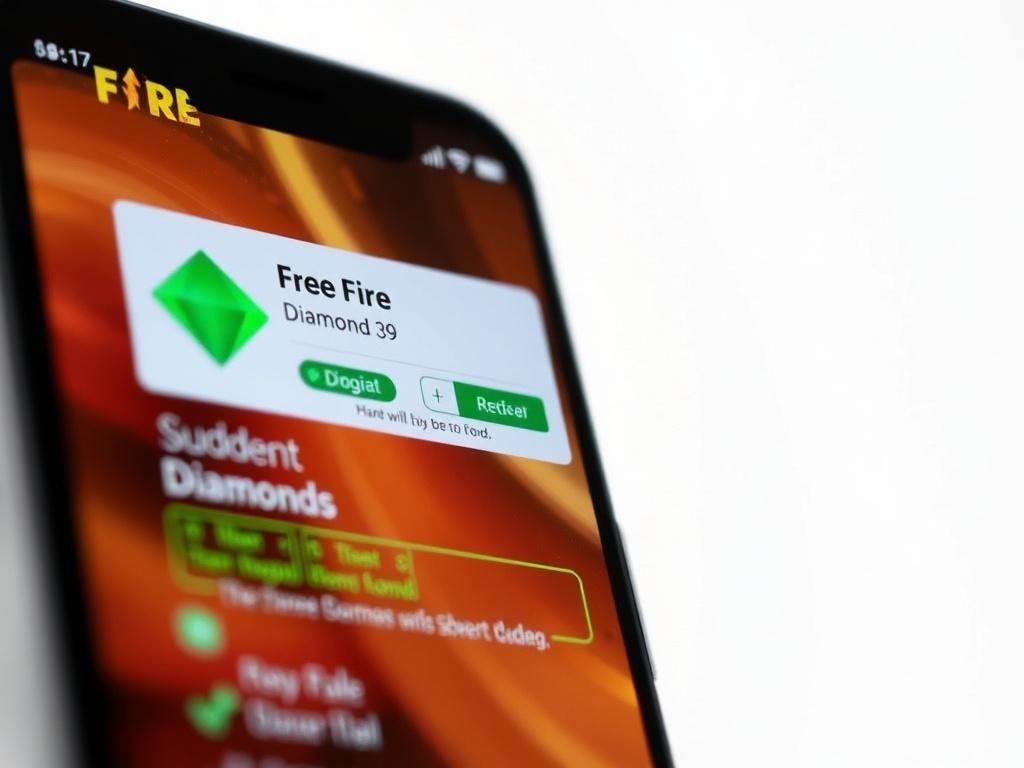 A photorealistic close up of a smartphone screen showing a