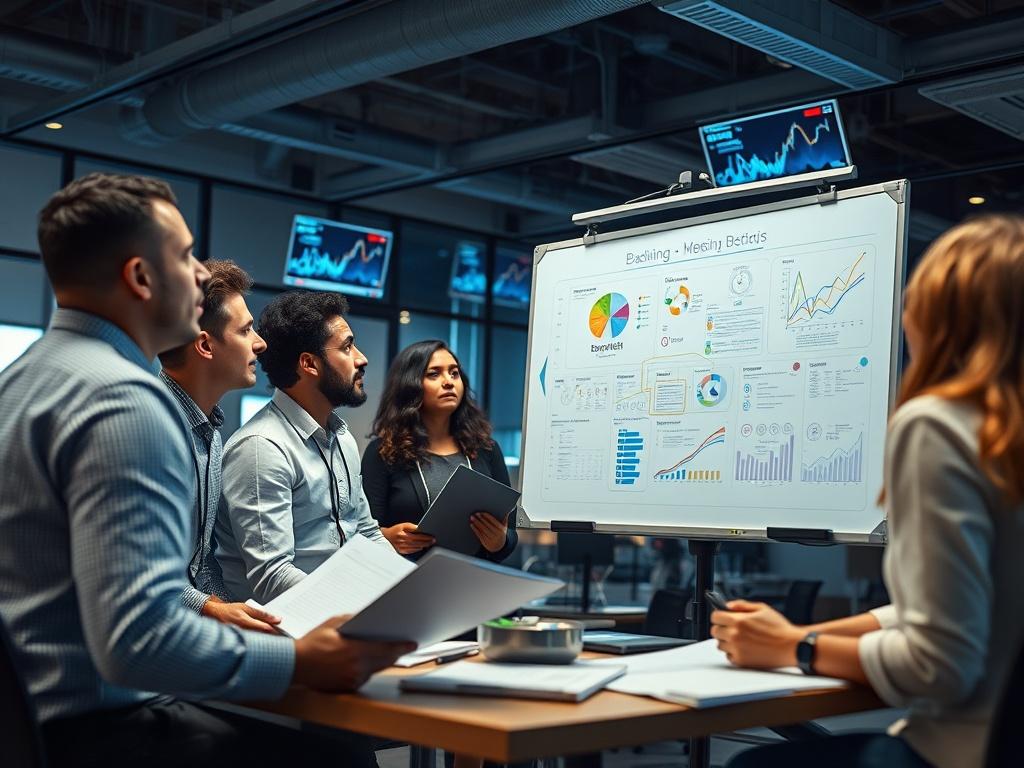 A hyper realistic close up shot of a diverse team