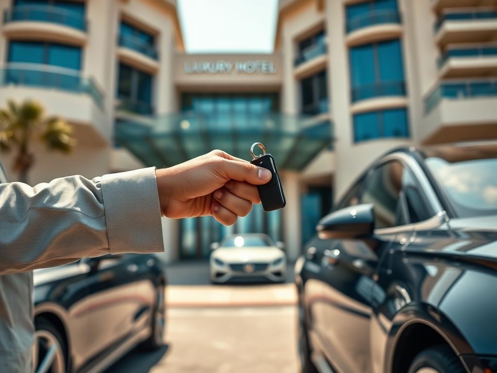 A close up shot of a delivery person handing over