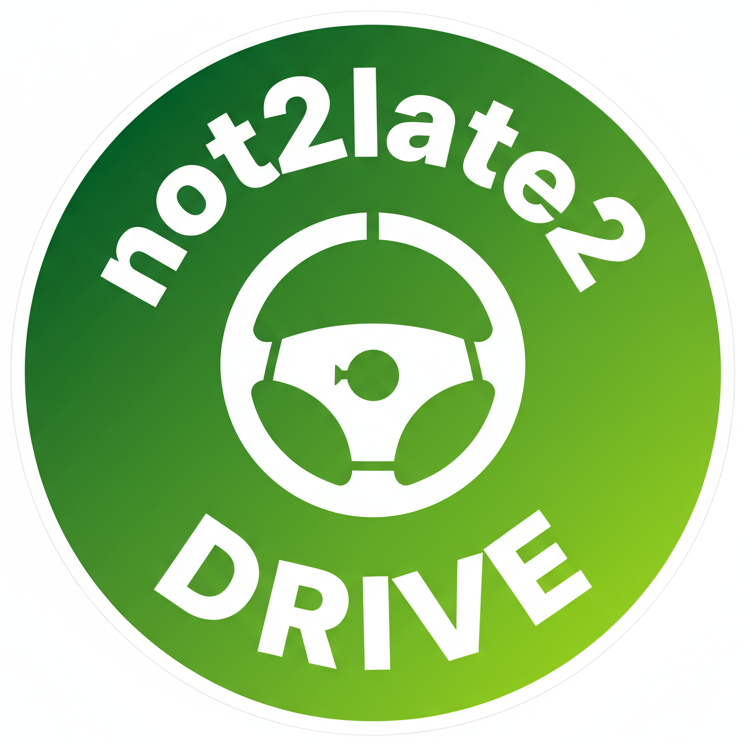 not2late2DRIVE logo