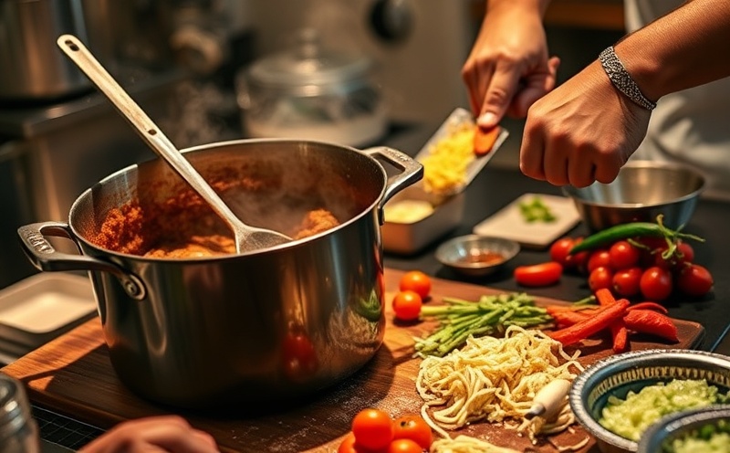 Chef preparing Creole dishes