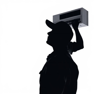 Professional technician portrait