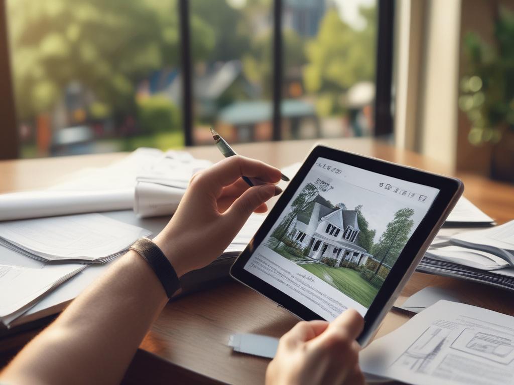 A close up of a professional insurance adjuster documenting a