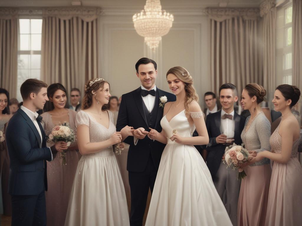 wedding magician, magic show, entertainment, bride and groom, guests