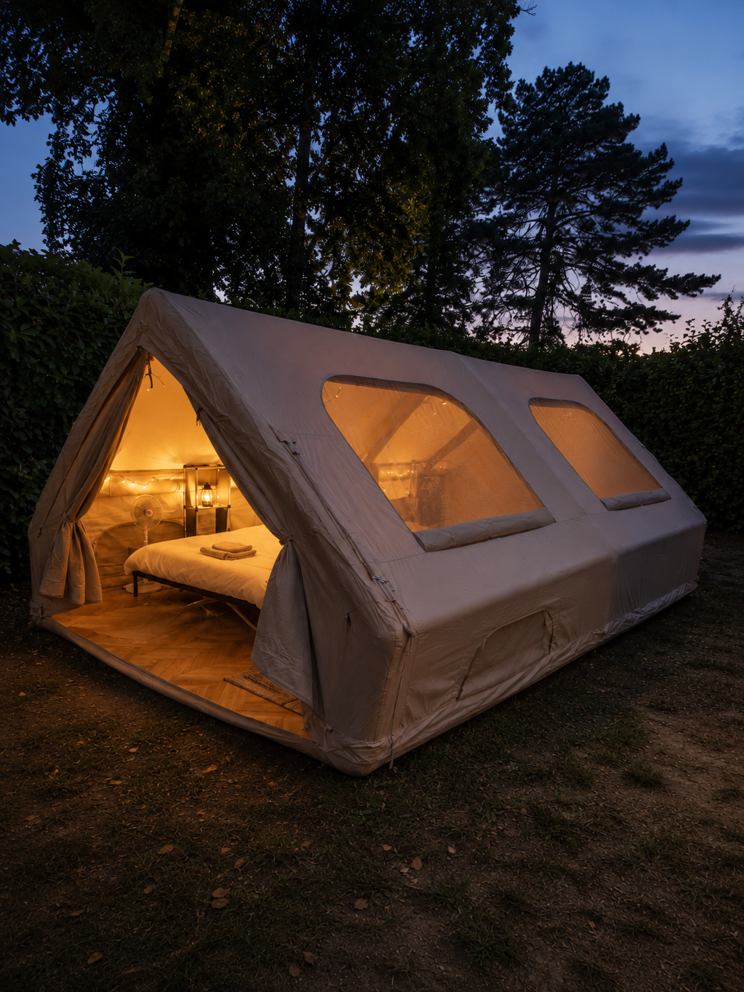 Mobile Air Home - luxury tent setup