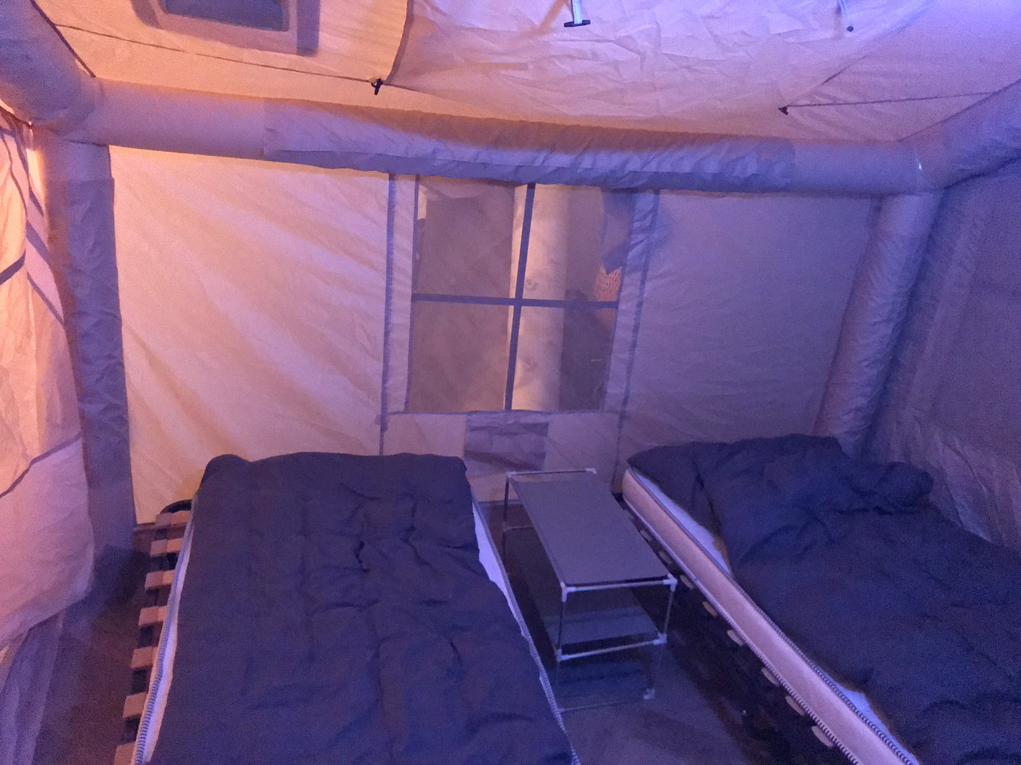 Buurtcamping 2026 - glamping tent setup