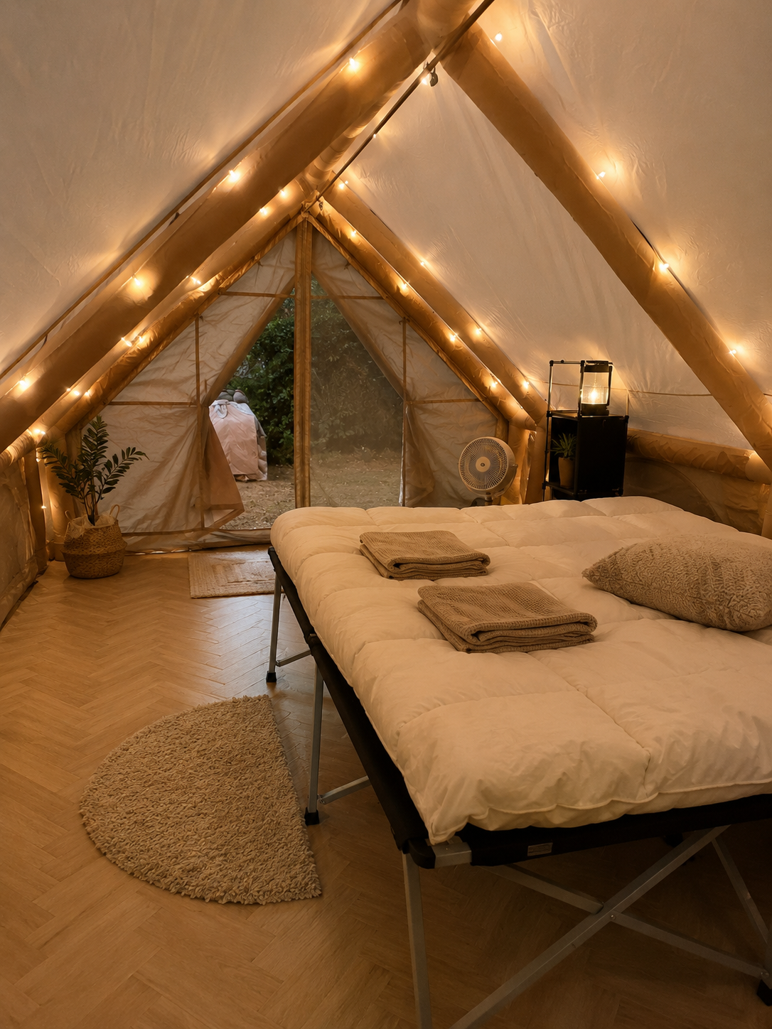 Glamping Gardameer - luxe slaapaccommodatie