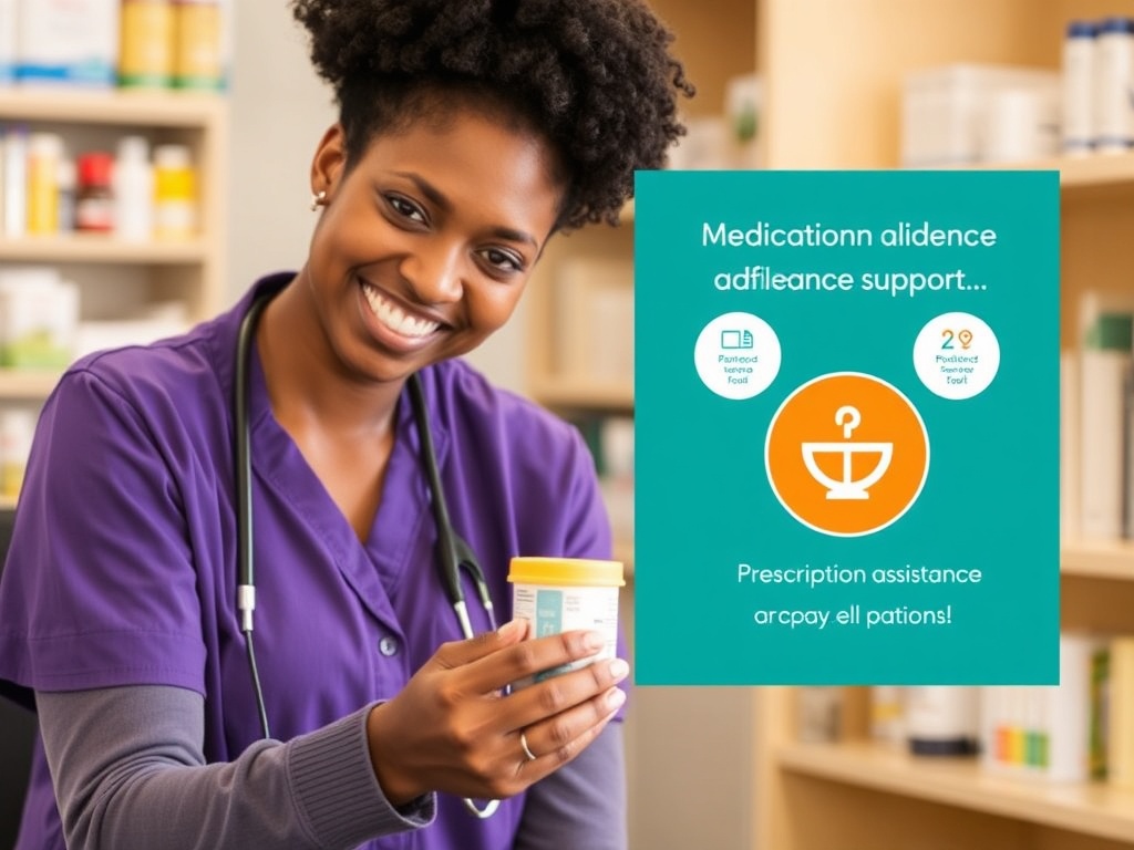 Patient medication adherence support and reimbursement assistance