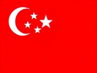 Official national flag of Singapore