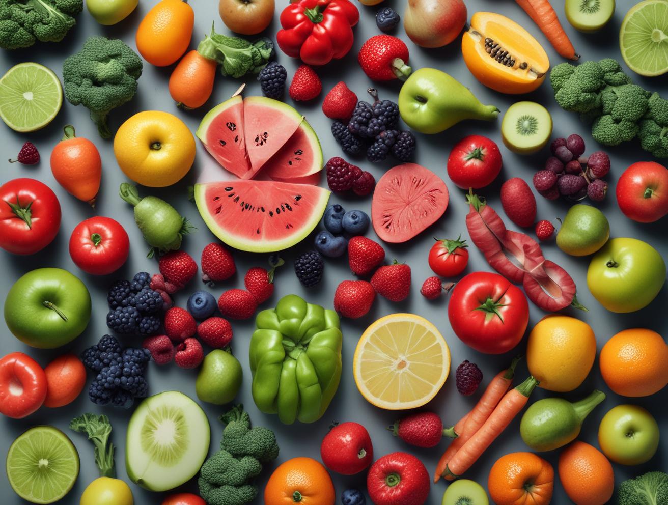 fresh fruits and vegetables