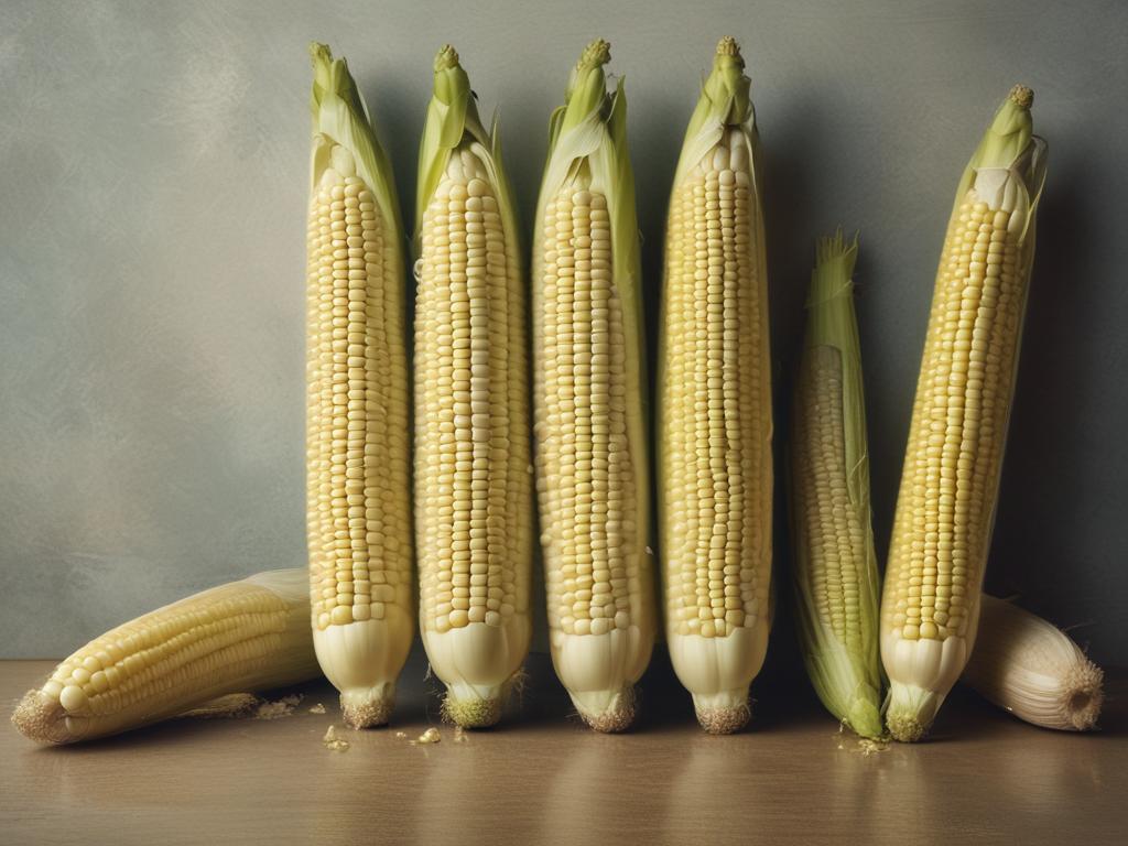 fresh sweet corn, healthy vegetables, local produce