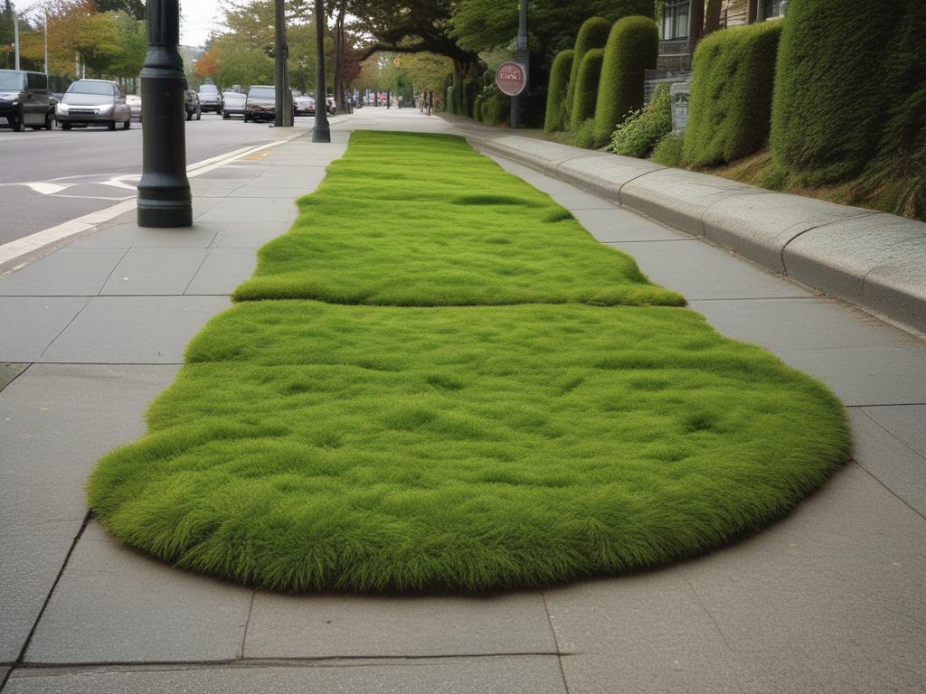 moss removal, outdoor cleaning, Victoria BC, sidewalk cleaning