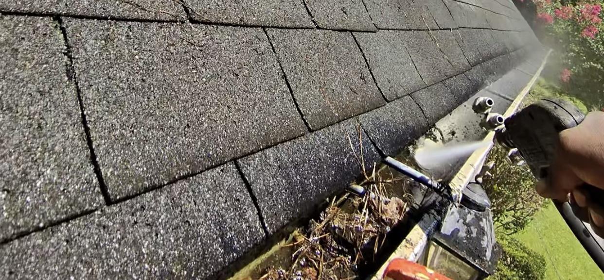 Gutter cleaning