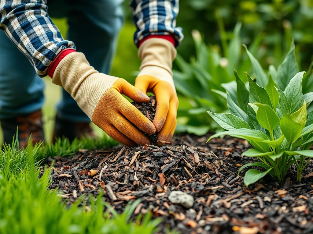 A hyper realistic close up shot of a professional lawn