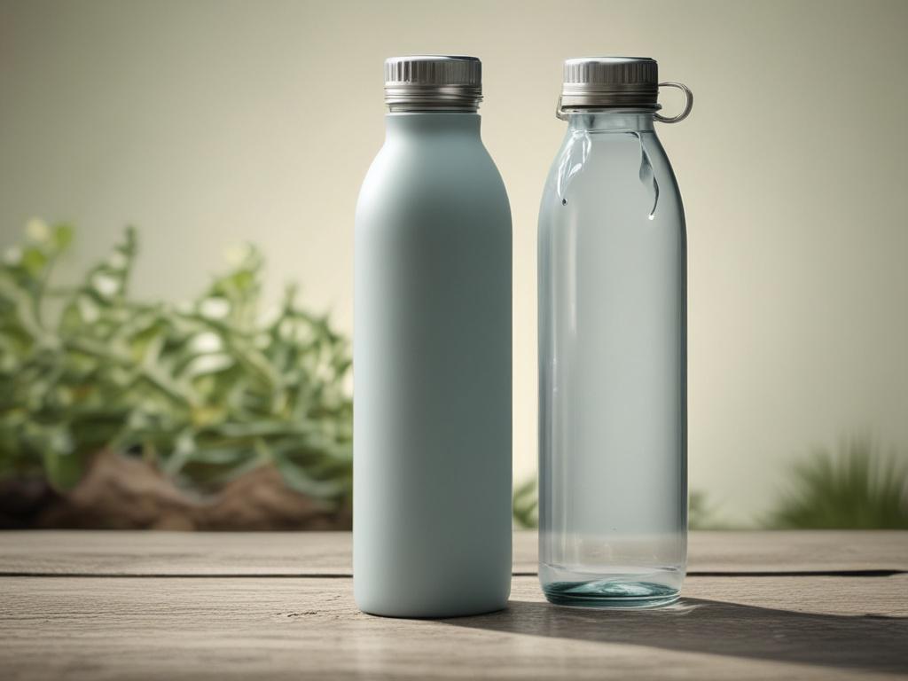 sustainable water bottle, eco friendly, reusable, outdoor, modern