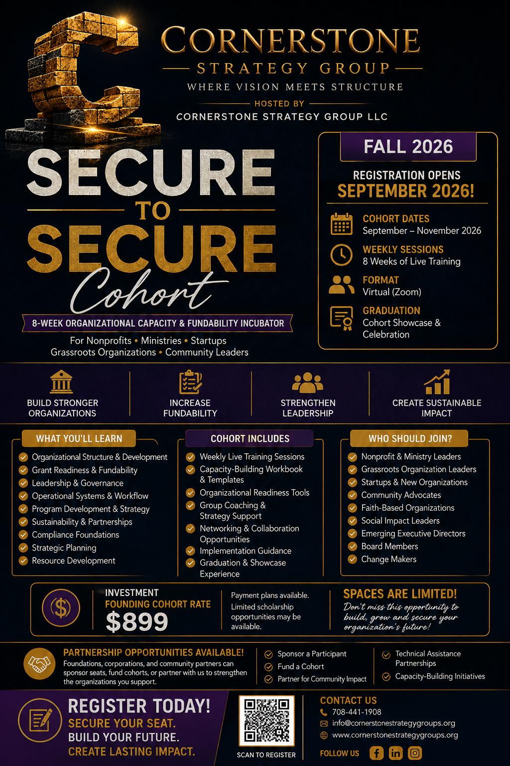 Fall 2026 Cohort Flyer
