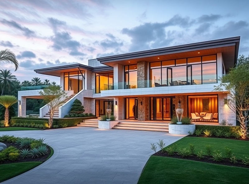 Luxury Modern Estate exterior