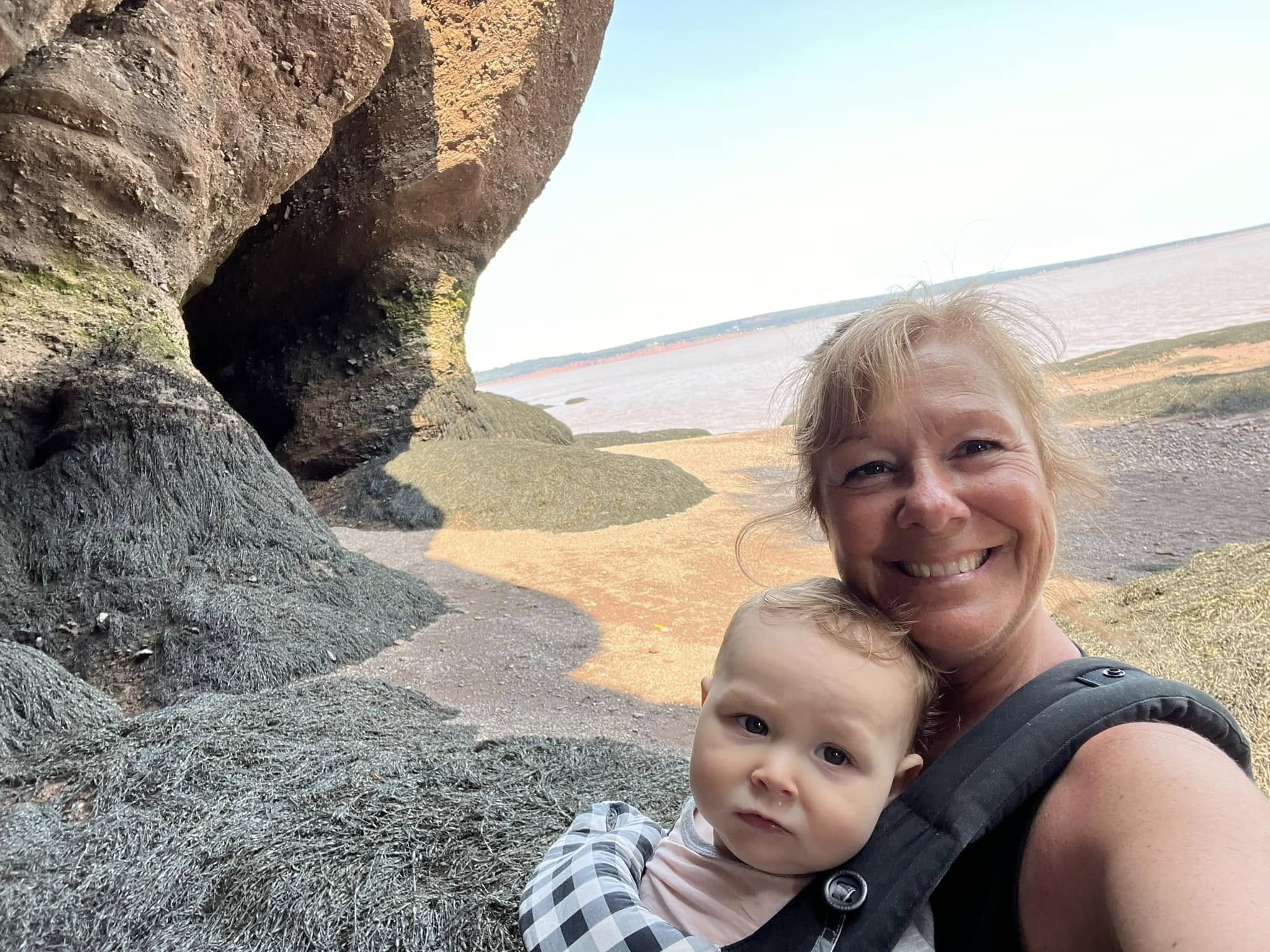 Rhonda with grandchildren enjoying family activities and moments together