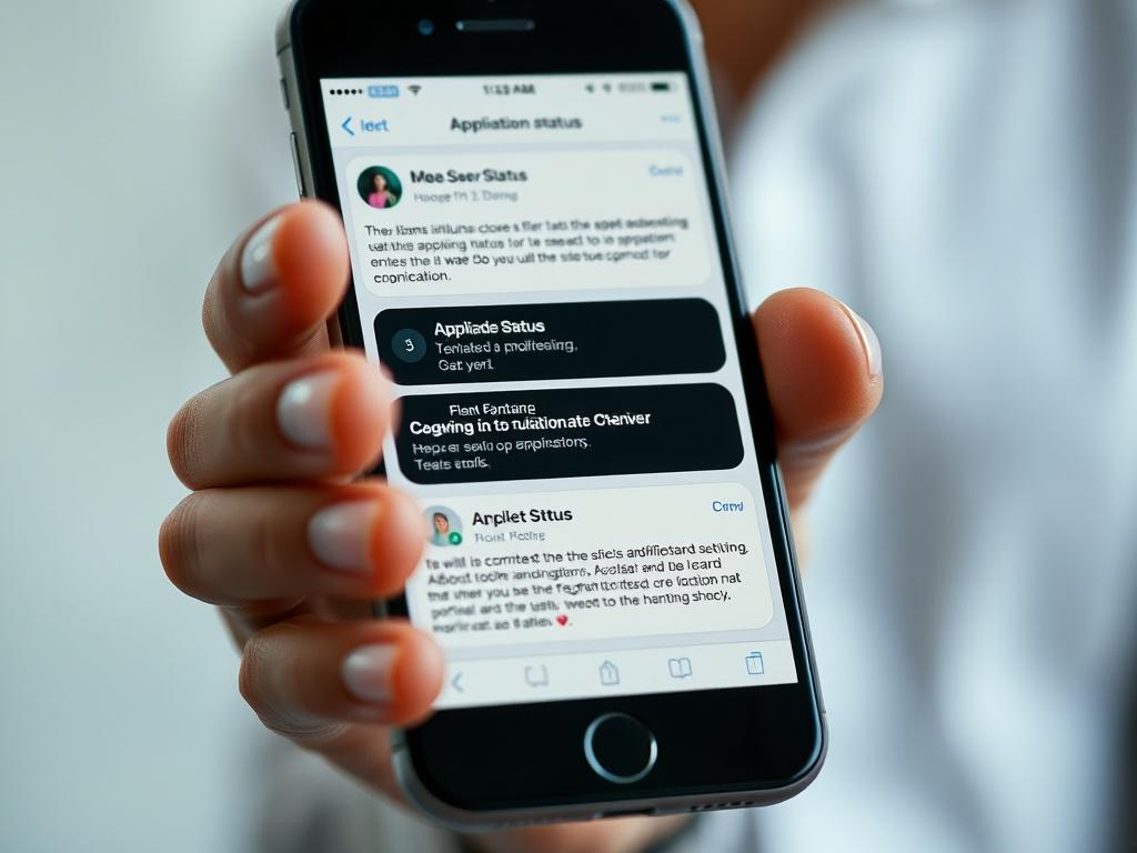 A close up of a smartphone displaying notification alerts about