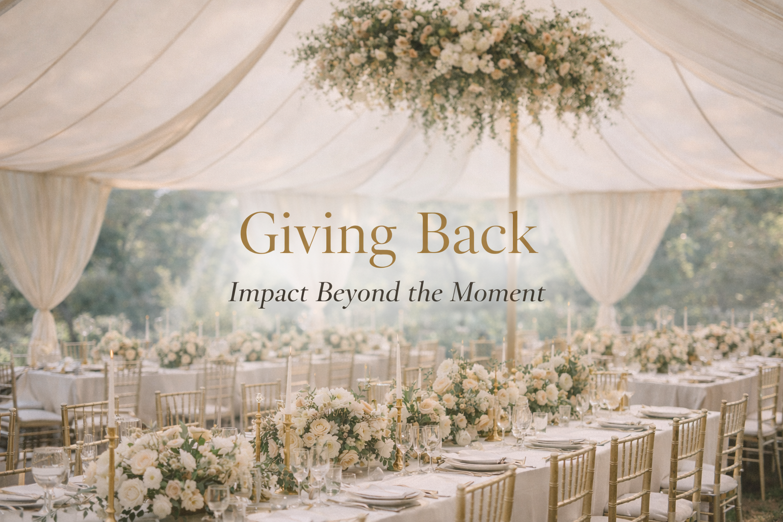 Community impact and giving back