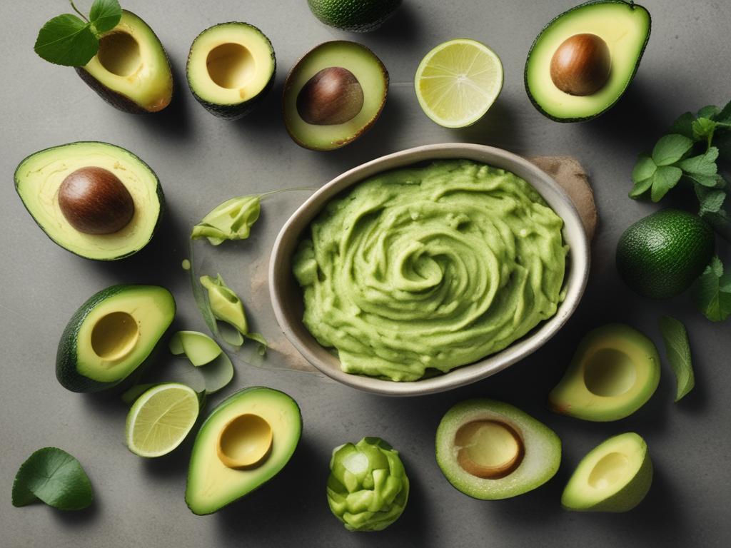 guacamole, creamy dip, fresh avocados, zesty lime