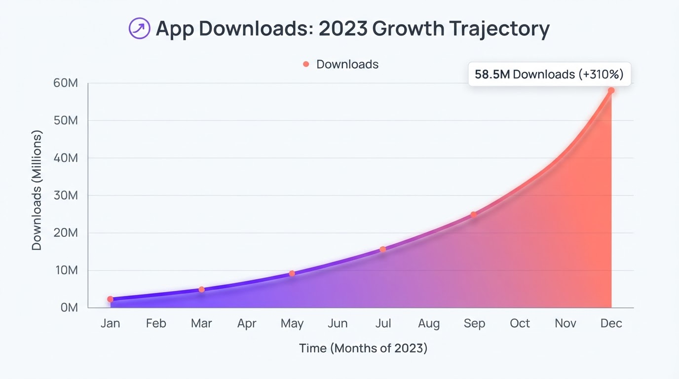 Fitness Tracking App growth metrics