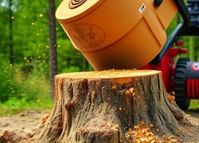 Stump removal and grinding services