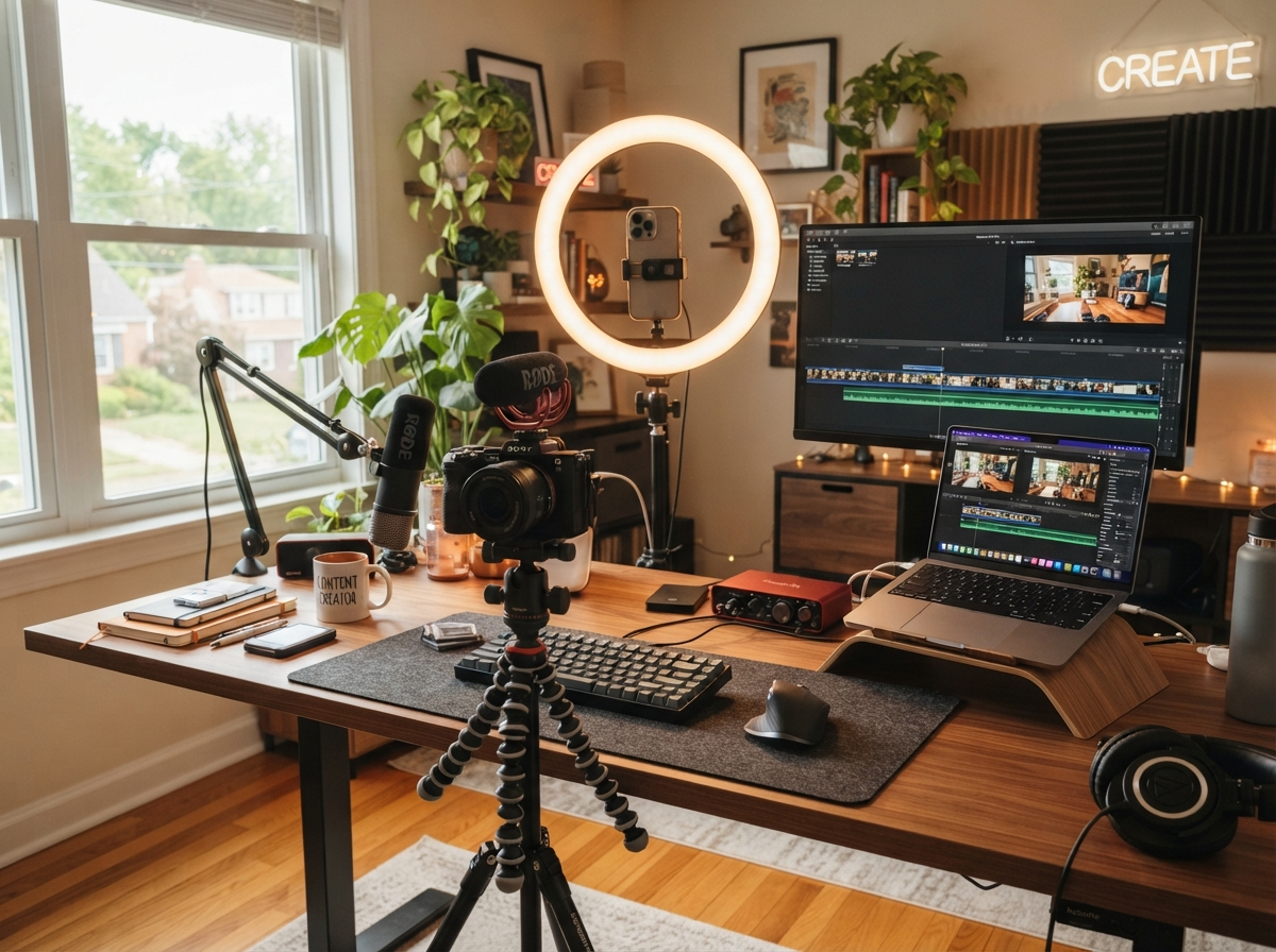 Content creation workspace