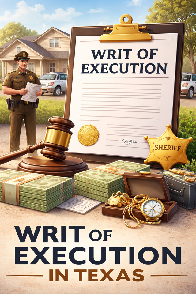 Writs of Execution in Texas: How Judgments Are Enforced After You Win a ...