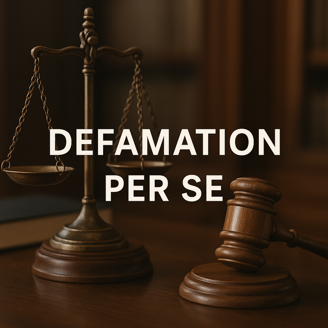 Defamation per se in Texas occurs when false statements are so inherently damaging that harm is presumed. Learn the difference from ordinary defamation, the burden of proof, and what damages you can recover under Texas law.
