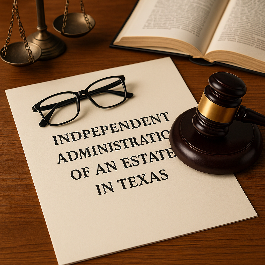 Learn how independent administration works in Texas probate. Understand when it applies, how to qualify, and why it can save time and money when settling an estate.