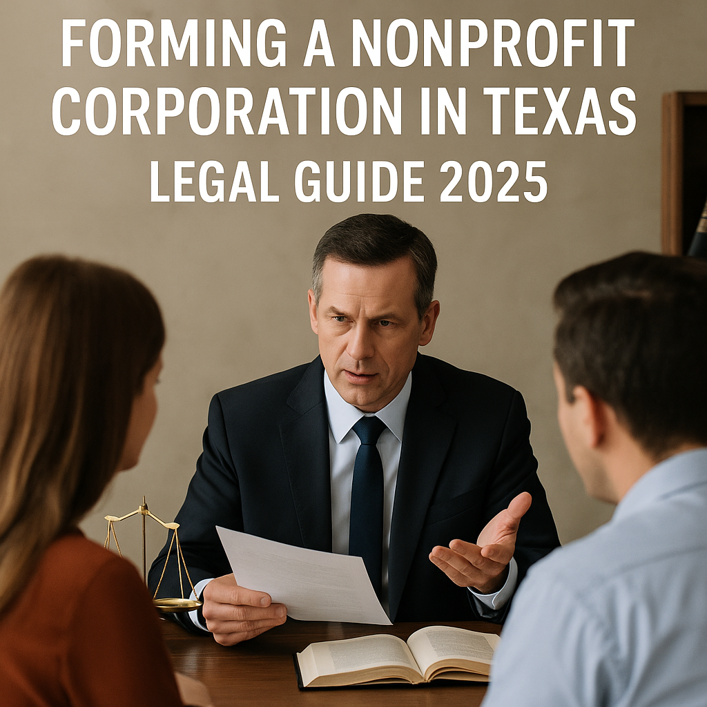 Learn how to form a nonprofit in Texas — from state formation to 501(c)(3) tax-exempt status — with this step-by-step legal guide.