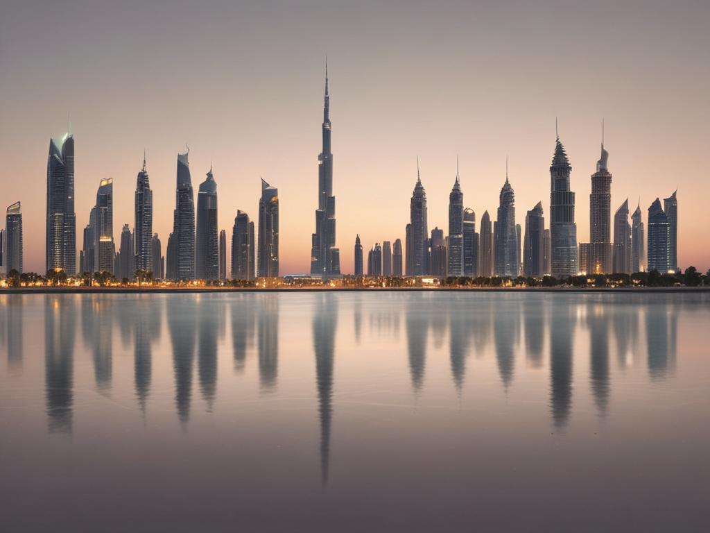 Dubai skyline, vibrant lifestyle, cultural attractions, luxury shopping, modern living
